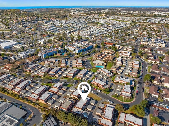 drone / aerial view featuring a residential view