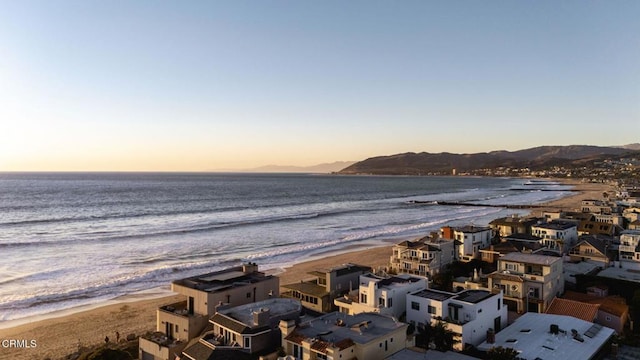 water view with a beach view