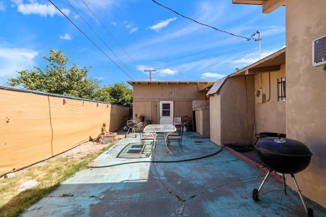 view of patio / terrace with grilling area