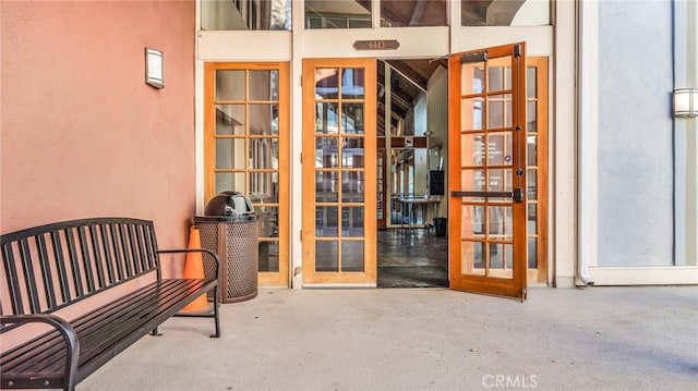 6435 Green Valley Cir Unit 214, Culver City, CA 90230 - property entrance featuring stucco siding and french doors