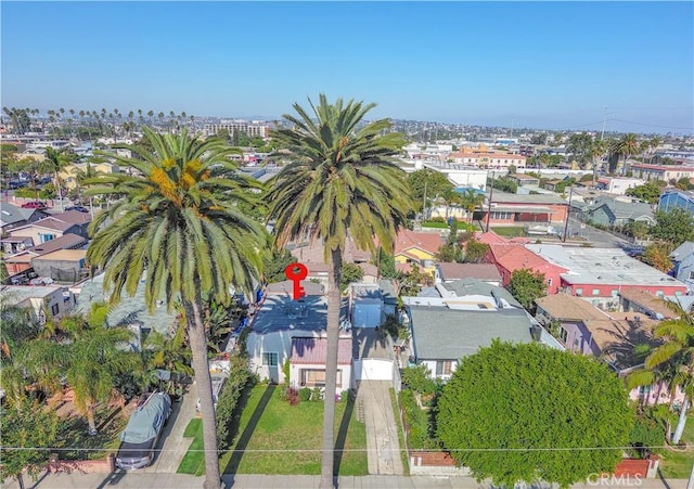 birds eye view of property featuring a residential view