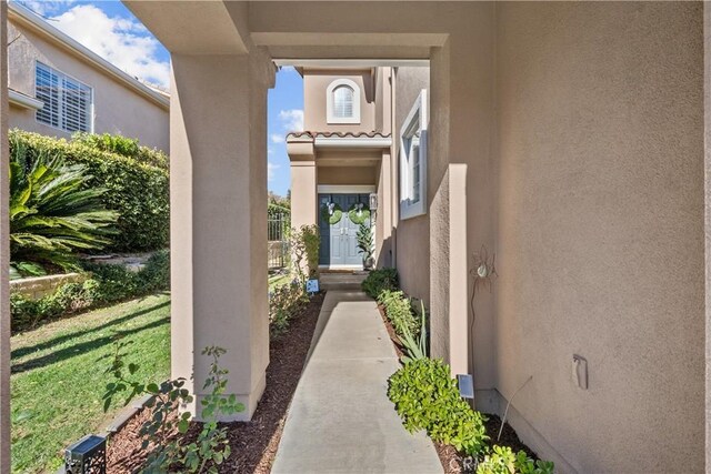 view of property entrance