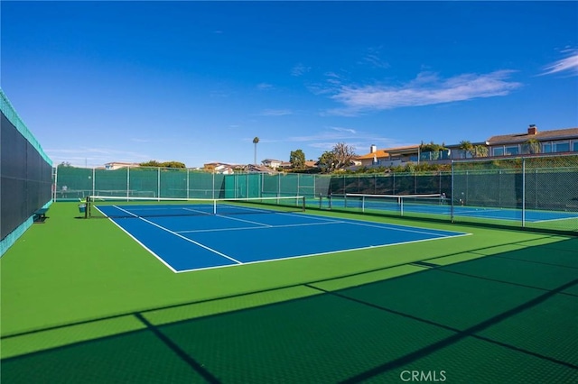 view of sport court