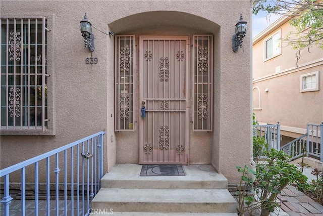 view of entrance to property