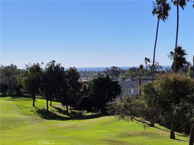 view of home's community featuring a lawn