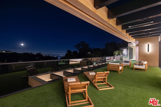 view of home's community featuring an outdoor hangout area