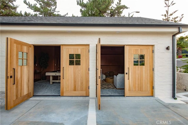 view of outbuilding