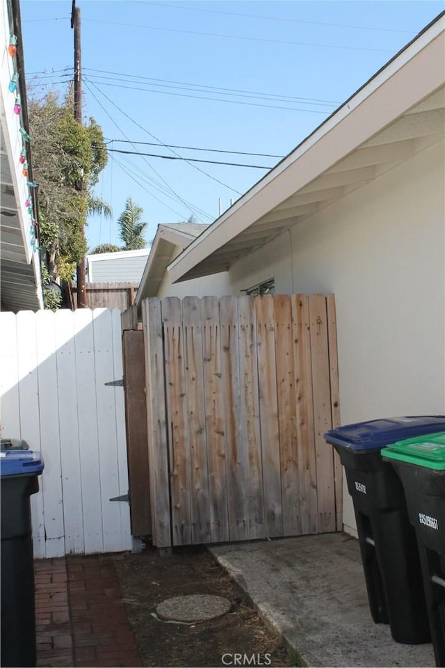 view of patio / terrace with fence