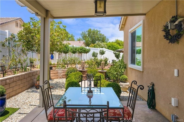 view of patio