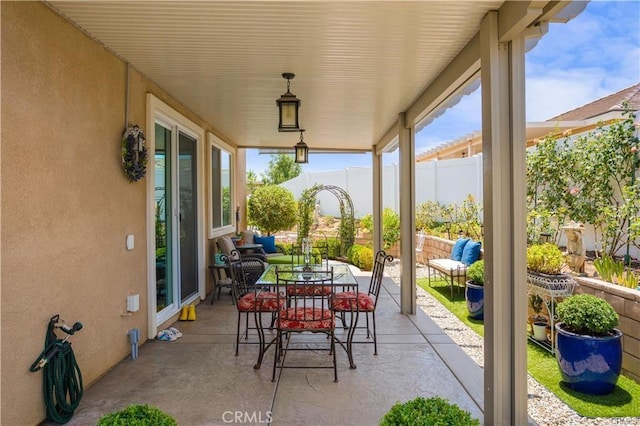 view of patio