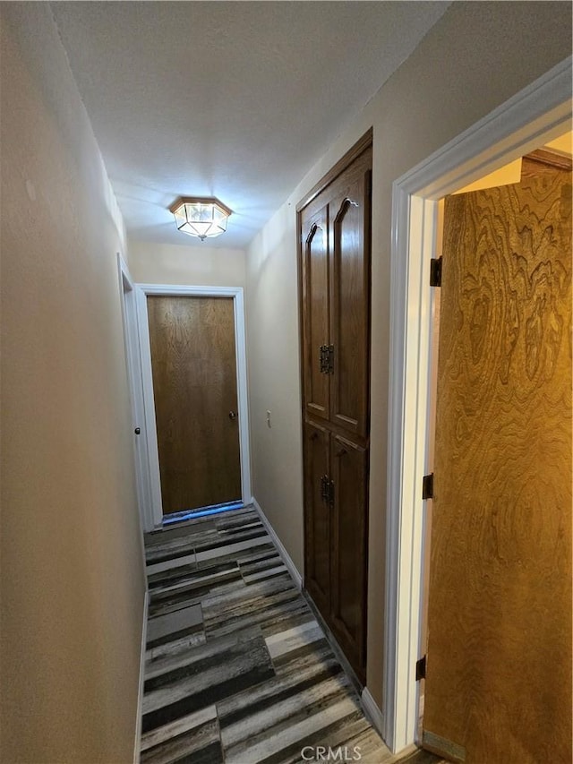 entryway featuring dark hardwood / wood-style floors