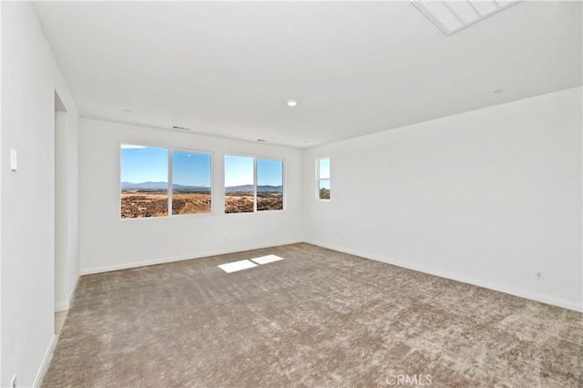 empty room with carpet floors