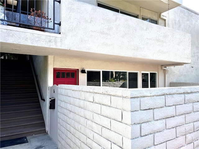 2328 Via Mariposa W Unit B, Laguna Woods, CA 92637 - exterior details with stucco siding