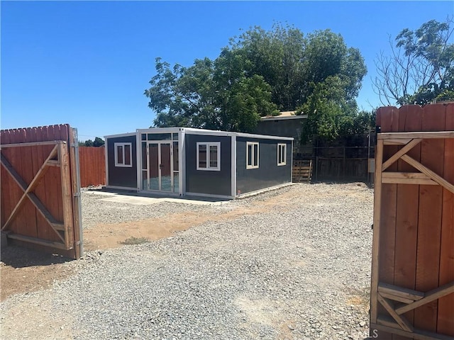 view of outbuilding