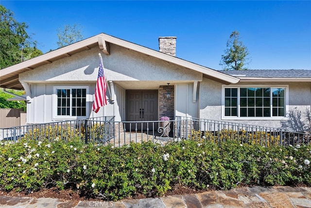 view of ranch-style home