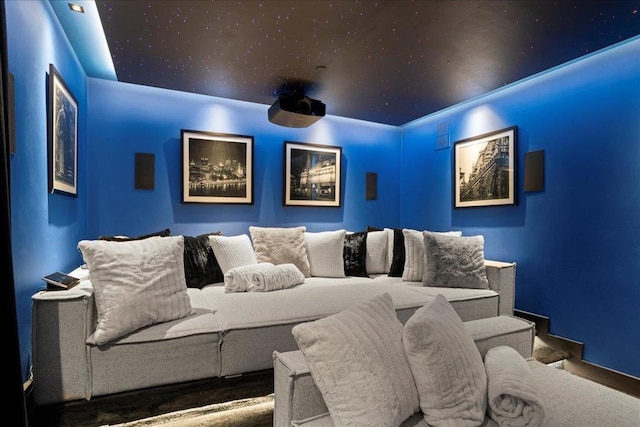 view of home theater