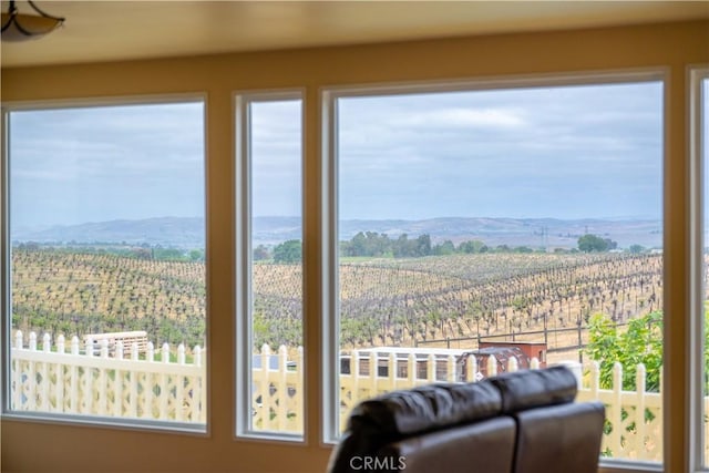 7240 Iverson Pl, Paso Robles, CA 93446 - doorway featuring a rural view, a wealth of natural light, and a mountain view