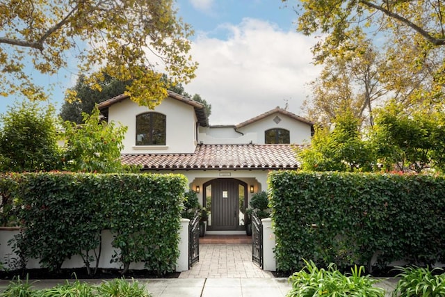 view of mediterranean / spanish home