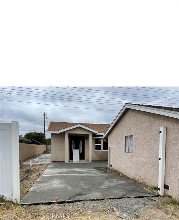 exterior space featuring a patio