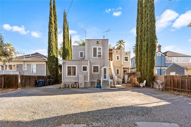 view of rear view of property