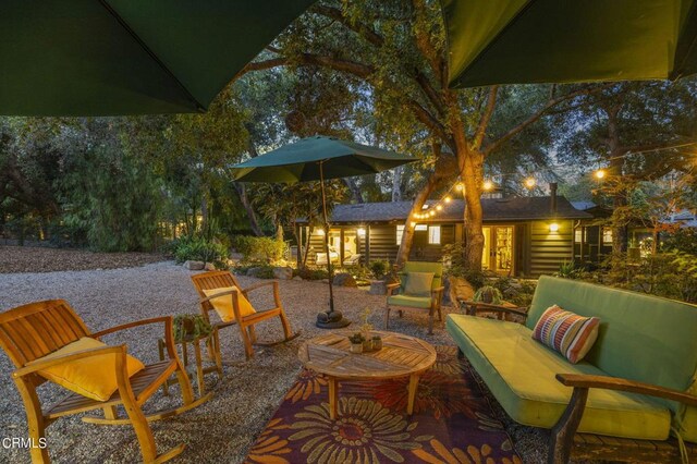 view of patio / terrace with outdoor lounge area