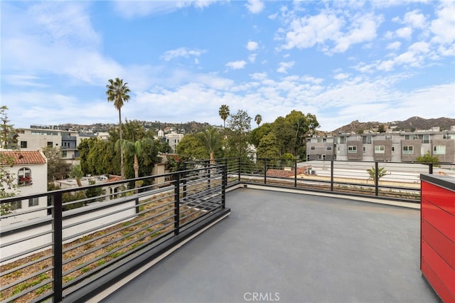 exterior space with a balcony