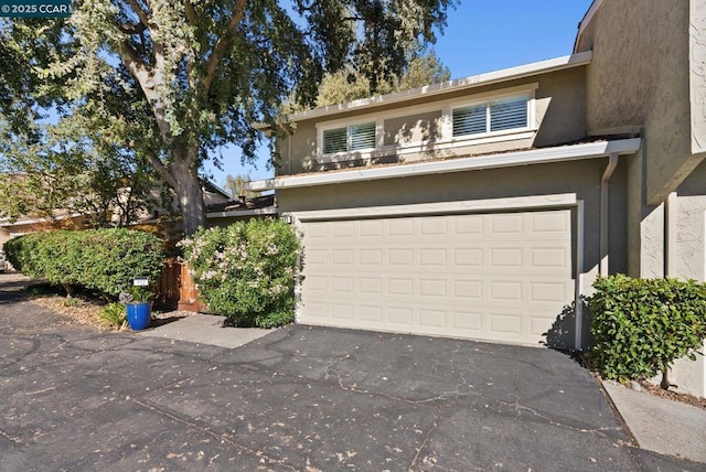 front facade featuring a garage