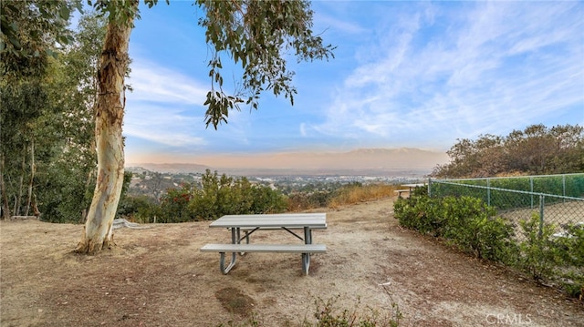 surrounding community featuring a mountain view