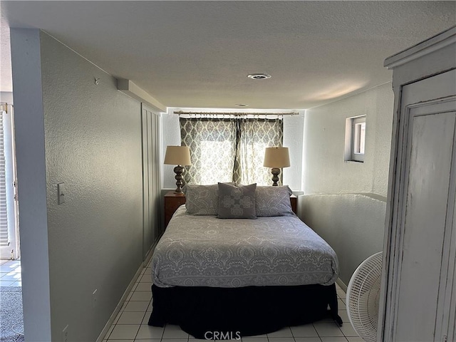 view of tiled bedroom