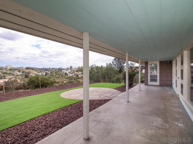 view of patio