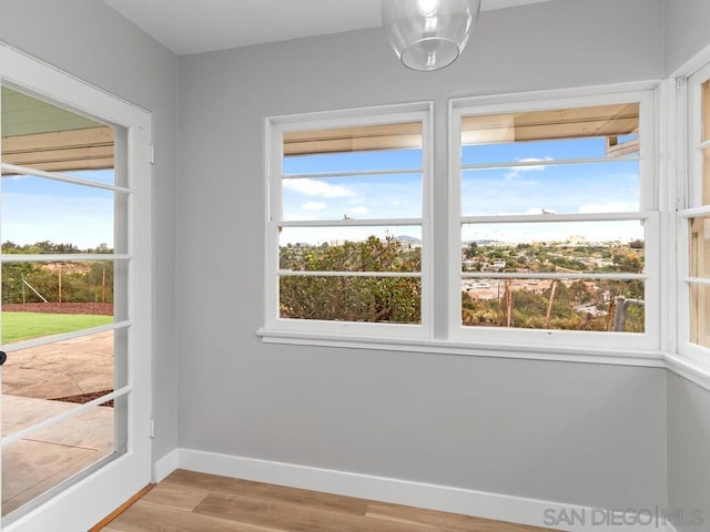 interior space featuring a wealth of natural light