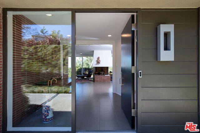 interior space featuring tile patterned floors