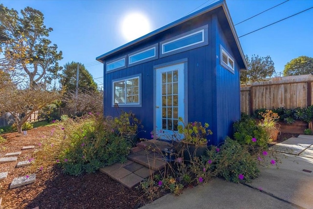 view of outbuilding