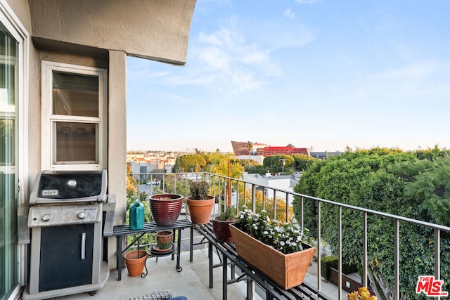 balcony with grilling area