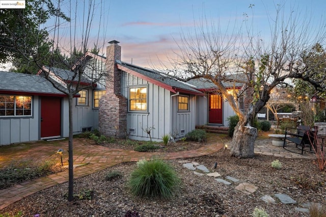 exterior space with a patio