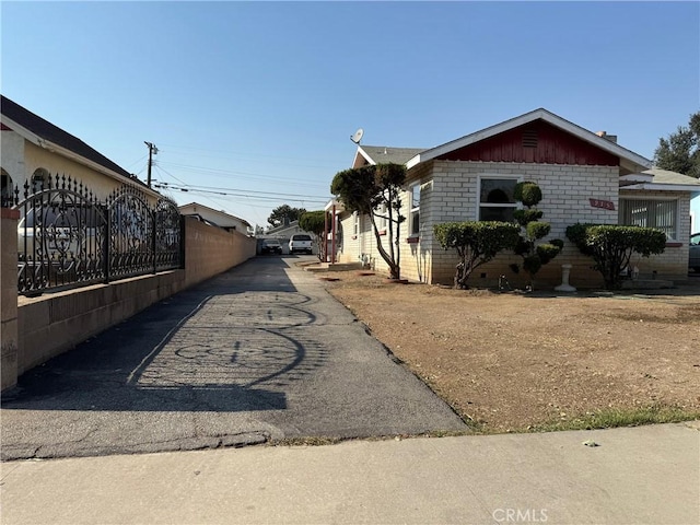 view of side of property