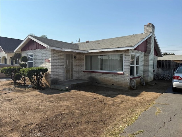 view of front of home