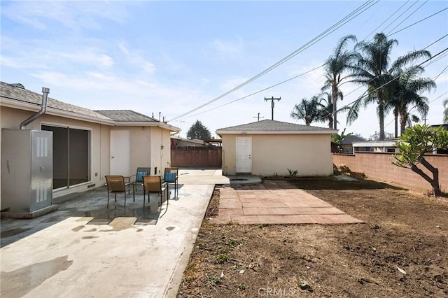 exterior space featuring a patio