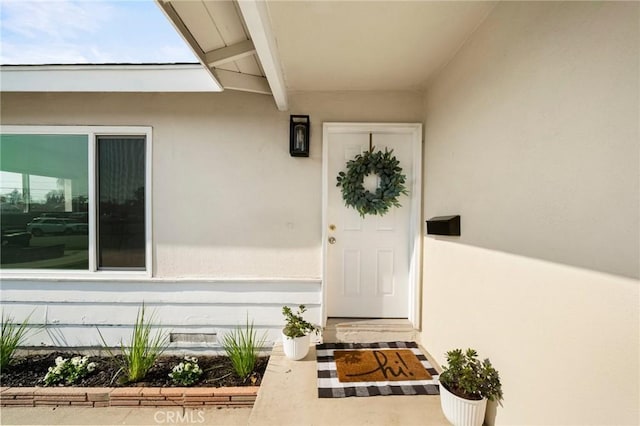 view of entrance to property