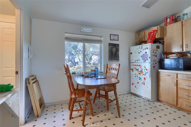 view of dining room