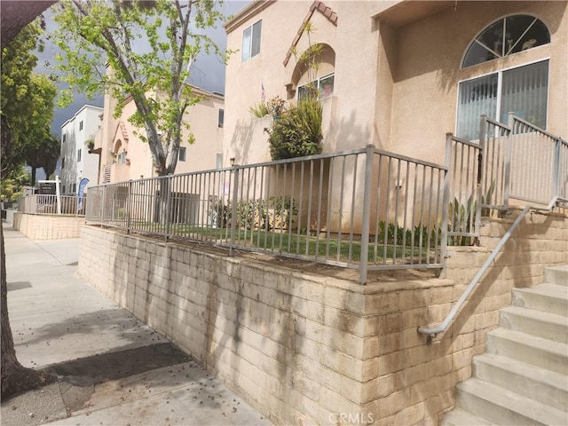 11608 Valley View Ave Unit 6, Whittier, CA 90604 - exterior space featuring fence and stairway