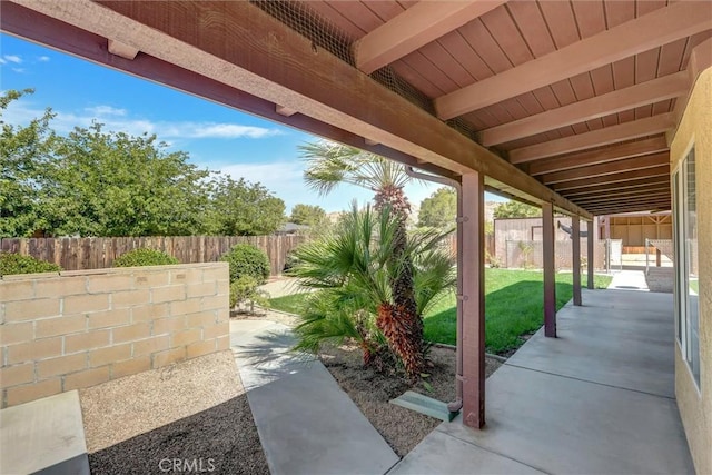 view of patio