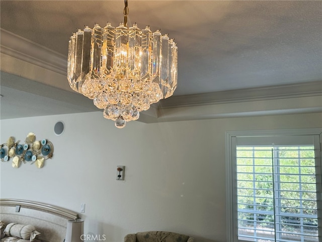 16232 Ridge View Dr, Apple Valley, CA 92307 - detailed view of a chandelier and crown molding