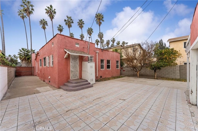 exterior space featuring a patio area