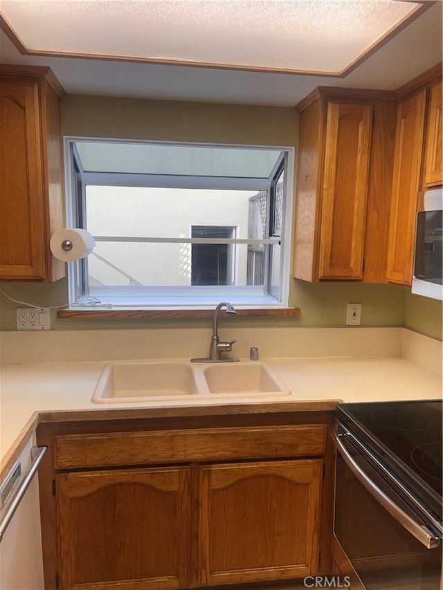 kitchen with stainless steel appliances and sink