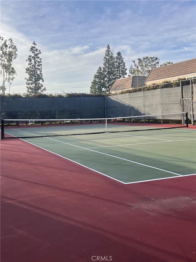 view of sport court with basketball court