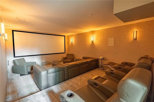 view of home theater room