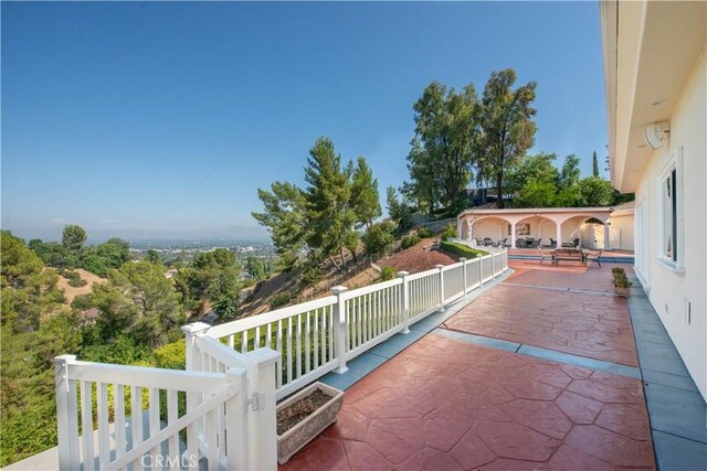 view of patio