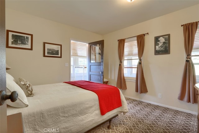 bedroom featuring carpet floors