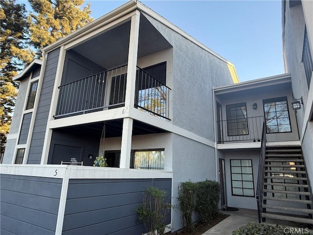 view of rear view of property